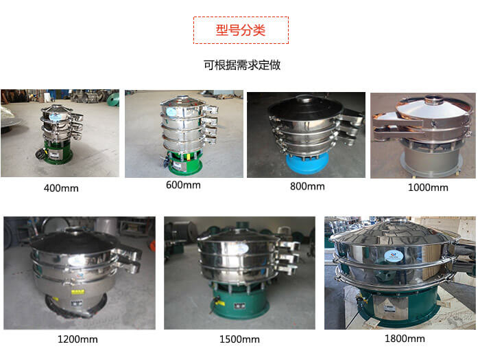 移動式振動篩型號展示圖