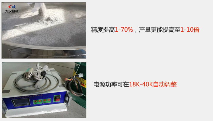 精度提高1—70%，產(chǎn)量更能提高至1-10倍  電源功率可在18K-40K自動(dòng)調(diào)整