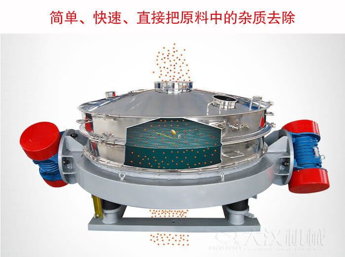 直排篩可用于粉末、顆粒的粗略篩分和除雜
